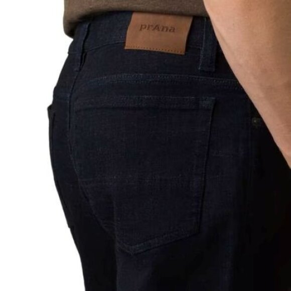 PrAna Hillgard Slim Jean Rinse Wash Mens 30/30 Tapered Stretch Denim 5 Pocket - Picture 3 of 5